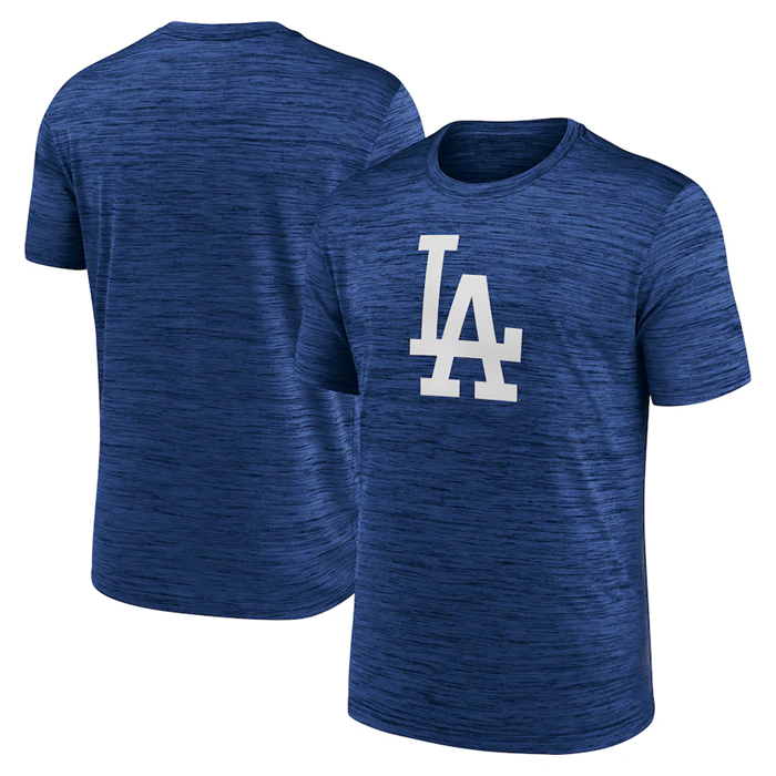 Men's Los Angeles Dodgers Blue Team Logo Velocity Performance T-Shirt